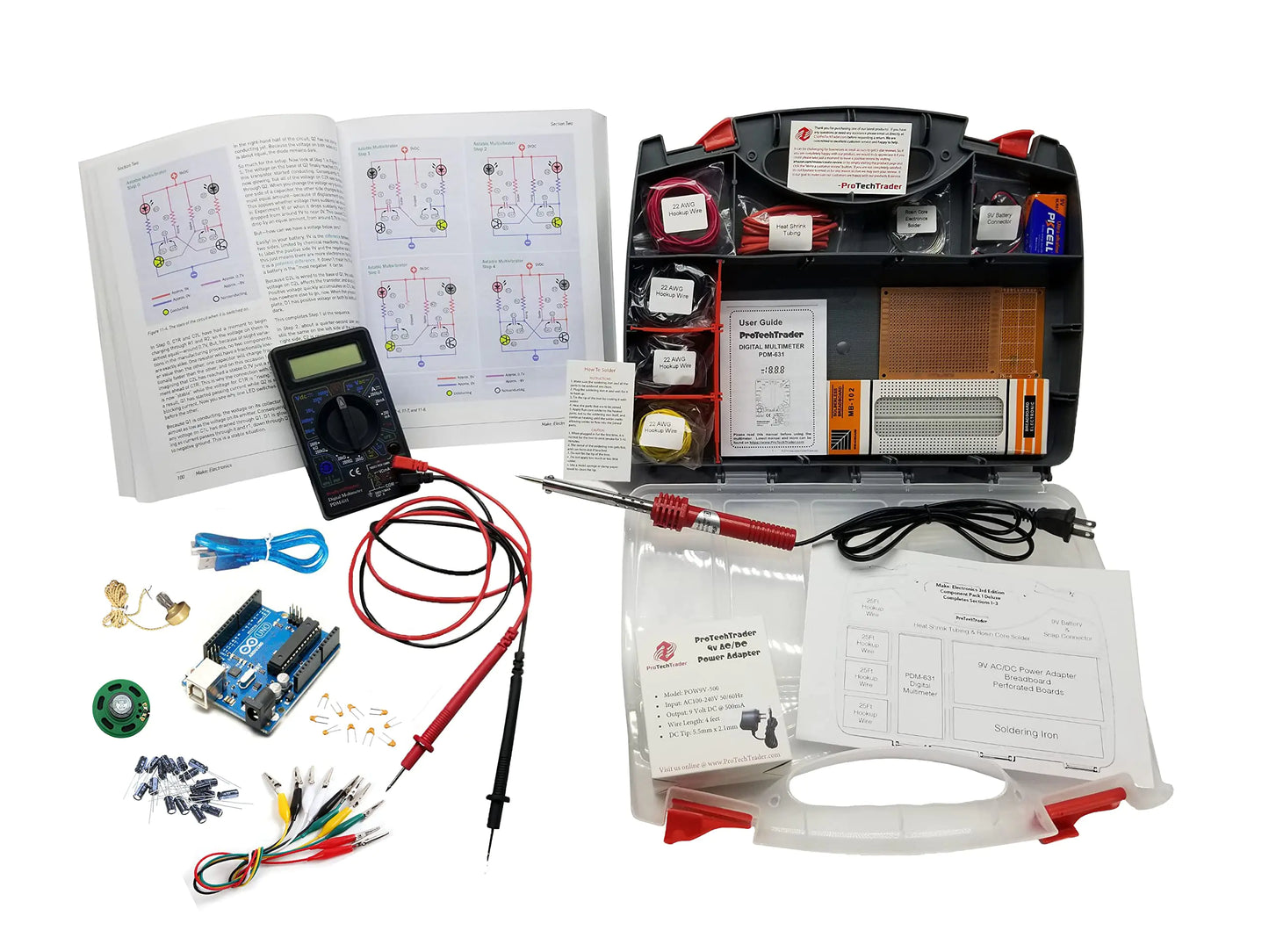 Electronics Mastery Bundle: Beginner to Advanced Kit & Book
