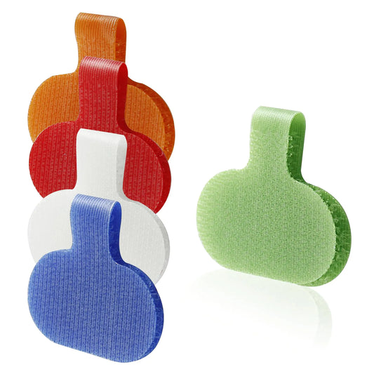 Hitefu 30-Piece Colorful Cable Tags