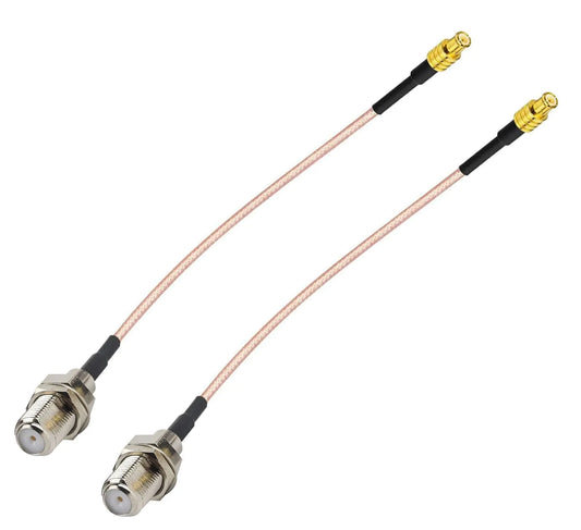 DHT Coaxial RF Cable MCX Male to F Female 6in