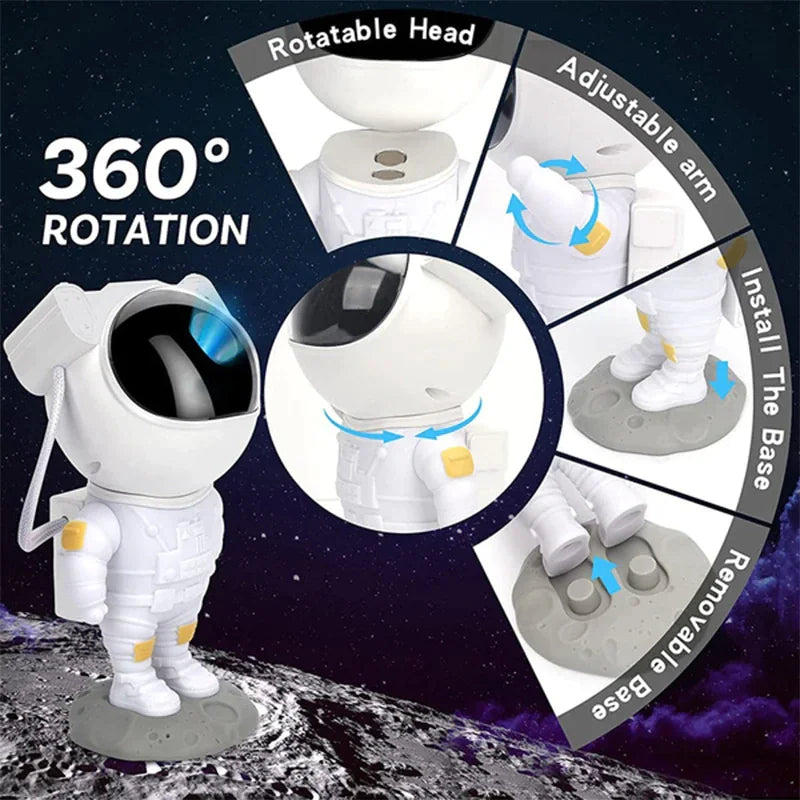 Cosmic Dreamer LED Astronaut Projector