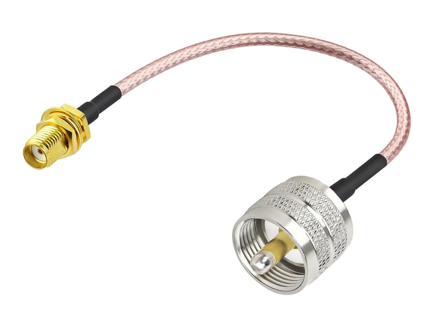 SMA to UHF RF Coax Cable Assembly 6ft