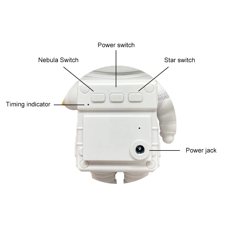 Cosmic Dreamer LED Astronaut Projector